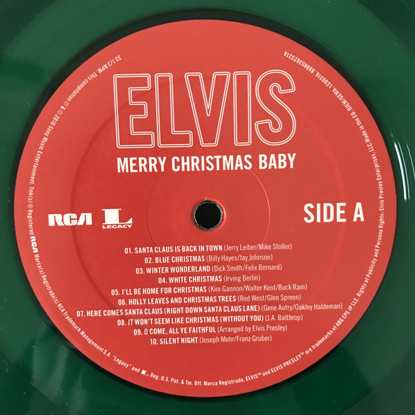 Виниловая пластинка Elvis Presley - Merry Christmas Baby - рис.2