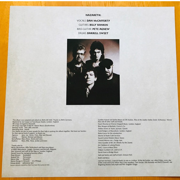 Виниловая пластинка Nazareth - No Jive - Clear LP (Clear) - рис.4