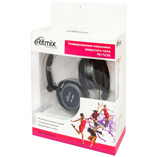Наушники RITMIX RH-508 grey - рис.2