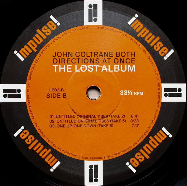 Виниловая пластинка John Coltrane - Both Directions At Once: The Lost Album - рис.3