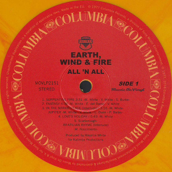 Виниловая пластинка Earth, Wind & Fire – All 'N All LP - рис.1
