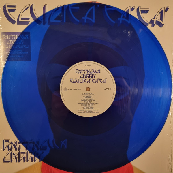Виниловая пластинка Raffaella Carra - Felicita Ta Ta - Blue LP - рис.2