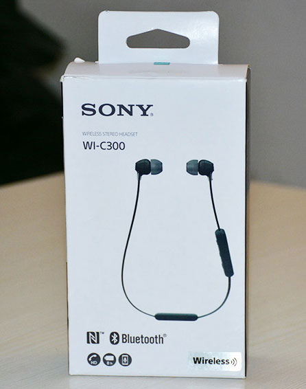 Беспроводные наушники Sony WI-C300 White - рис.6