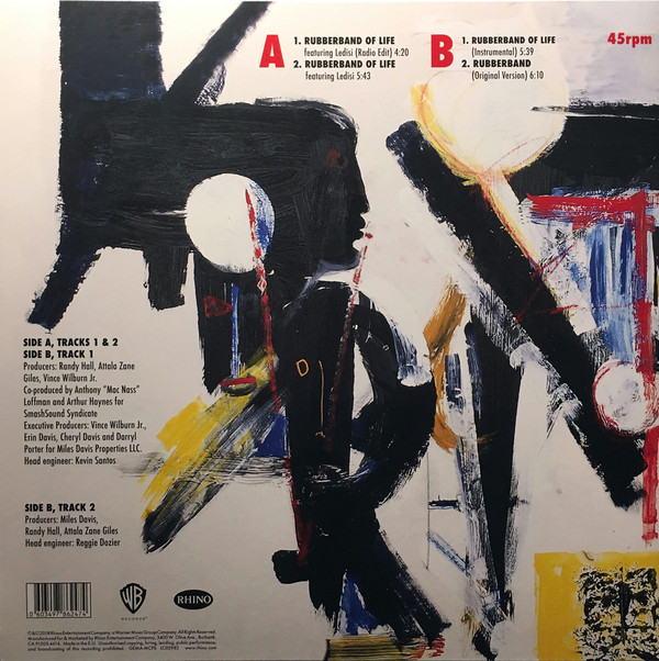 Виниловая пластинка MILES DAVIS RUBBERBAND EP LP - рис.1