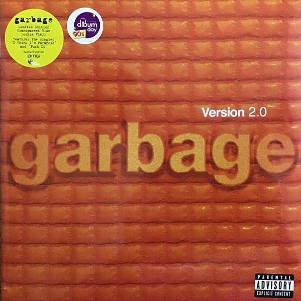 Виниловая пластинка Garbage – Version 2.0 (Transparent Blue) 2LP - рис.0