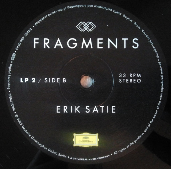 Виниловая пластинка Erik Satie - Fragments - 2LP - рис.6
