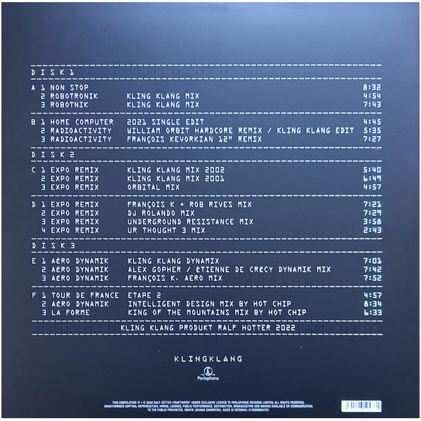 Виниловая пластинка Kraftwerk – Remixes LP - рис.1