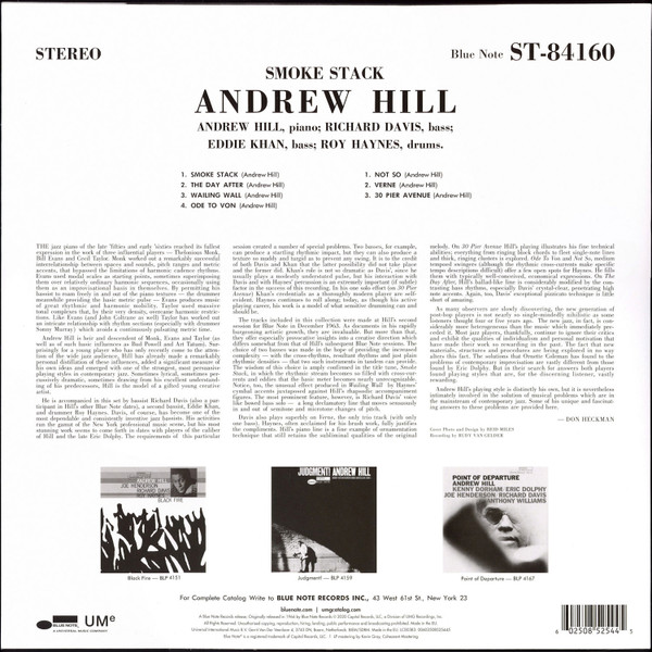 Виниловая пластинка Andrew Hill – Smoke Stack LP - рис.1