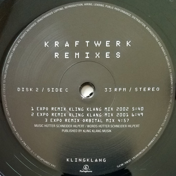 Виниловая пластинка Kraftwerk – Remixes LP - рис.4