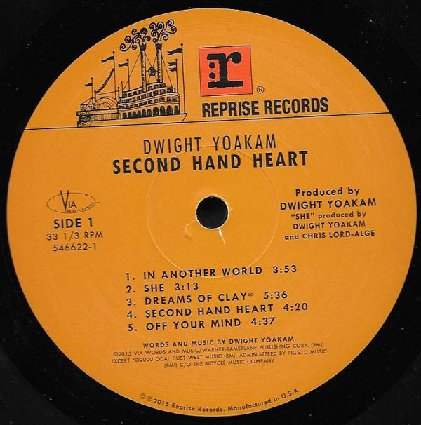 Виниловая пластинка Dwight Yoakam - Second Hand Heart - рис.1