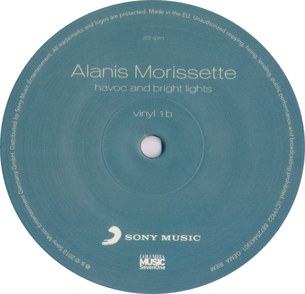 Виниловая пластинка Alanis Morissette - Havoc And Bright Lights - рис.3