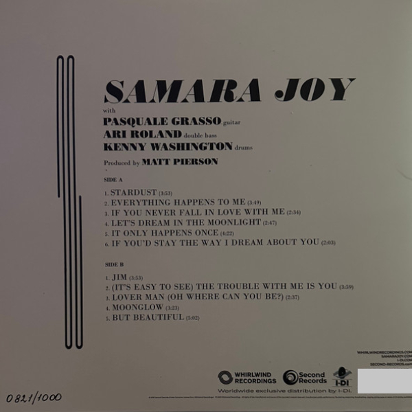 Виниловая пластинка Samara Joy – Samara Joy (Violet & Orange, Black Splatter) LP - рис.2