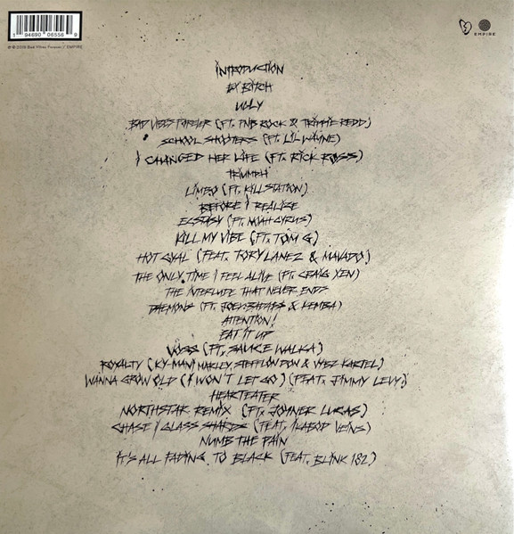 Виниловая пластинка XXXTENTACION – Bad Vibes Forever (Black / Bone White) LP - рис.1