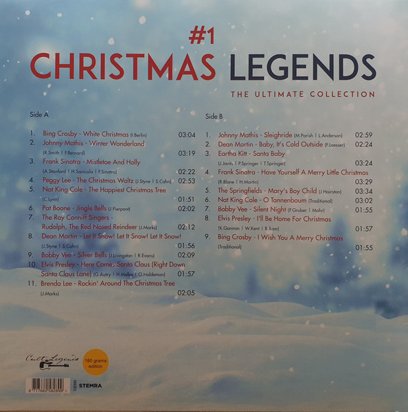 Виниловая пластинка Various – #1 Christmas Legends - The Ultimate Collection LP - рис.1