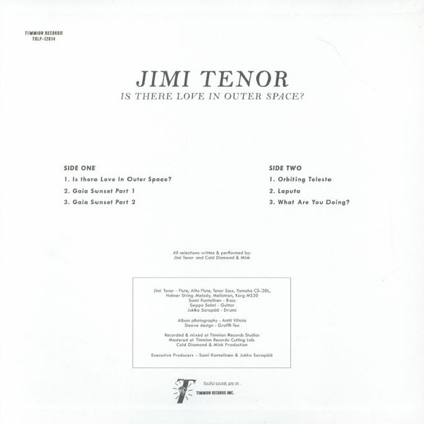 Виниловая пластинка Jimi Tenor - Is There Love In Outer Space? (coloured) LP - рис.1
