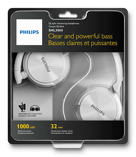 Наушники Philips SHL3060WH/00 - рис.1