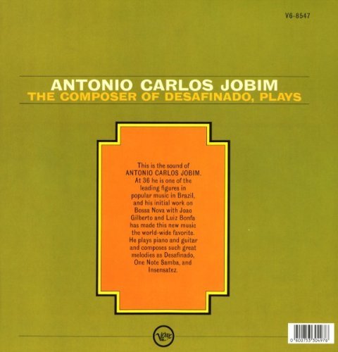 Виниловая пластинка Antonio Carlos Jobim The Composer Of Desafinado LP - рис.1