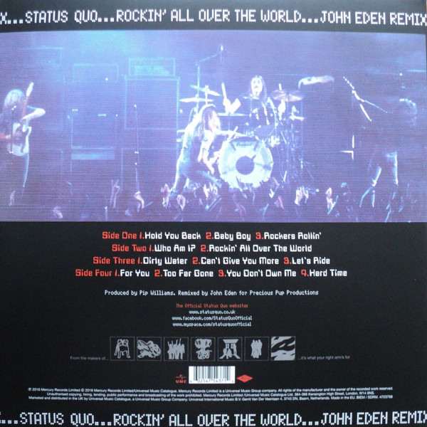 Виниловая пластинка Status Quo - Rockin' All Over The World - John Eden Remix - рис.1