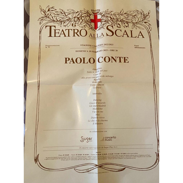 Виниловая пластинка Paolo Conte Alla Scala - Il Maestro E Nellanima LP - рис.8
