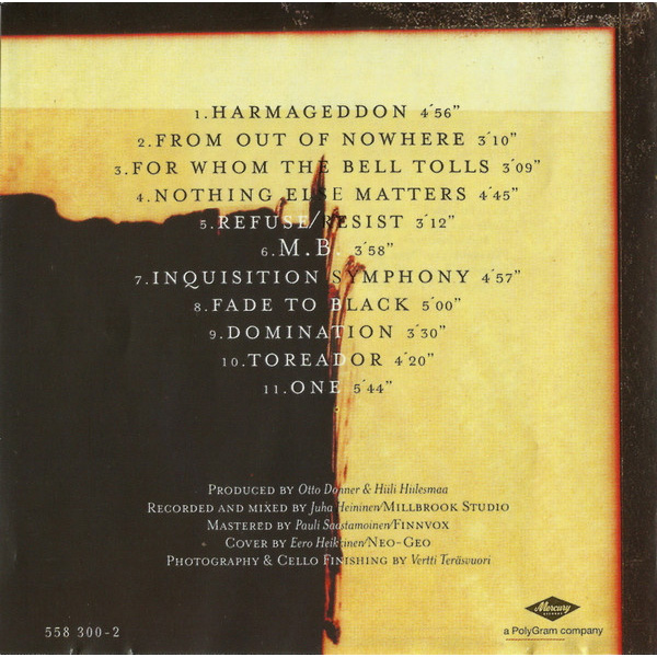 CD-диск Apocalyptica - Inquisition symphony CD - рис.3