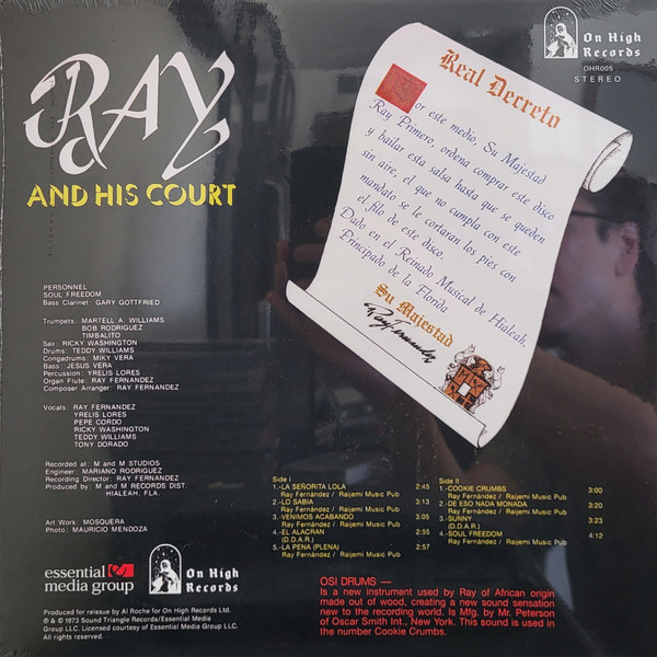 Виниловая пластинка Ray And His Court – Ray And His Court LP - рис.1