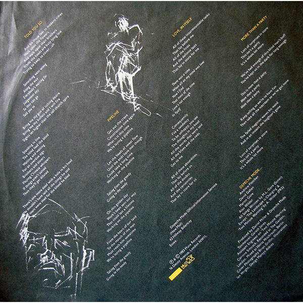 Виниловая пластинка DEPECHE MODE CONSTRUCTION TIME AGAIN - рис.2