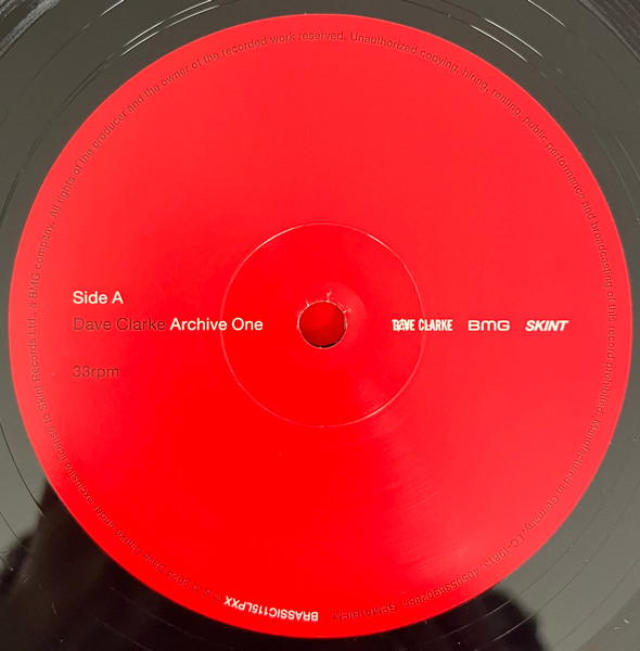 Виниловая пластинка Dave Clarke – Archive One And The Red Series - Red - 6LP - рис.2