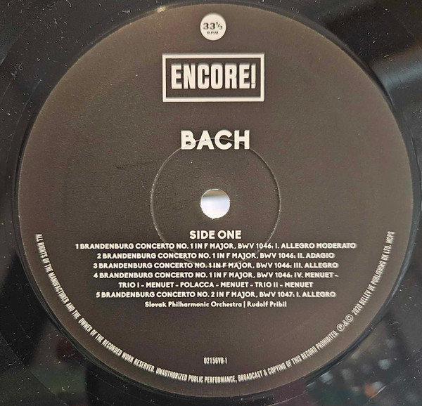 Виниловая пластинка Johann Sebastian Bach – Brandenbug concertos LP - рис.2