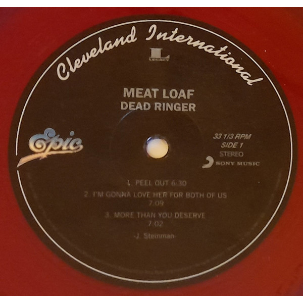 Виниловая пластинка Meat Loaf – Dead Ringer LP - рис.1