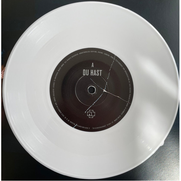 Виниловая пластинка Rammstein – Du Hast White 7" LP - рис.2