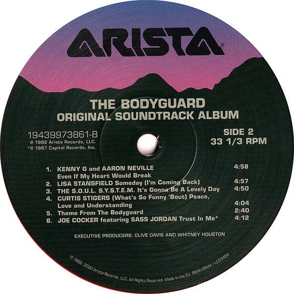 Виниловая пластинка Whitney Houston – The Bodyguard (Original Soundtrack Album) Red LP - рис.6