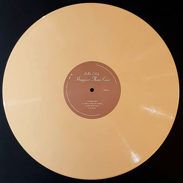 Виниловая пластинка Billie Eilish - Happier Than Ever (Golden Yellow) LP - рис.10
