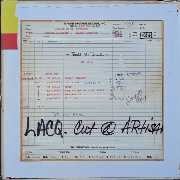 Виниловая пластинка Black Sabbath - Black Sabbath (Analogue) LP - рис.8
