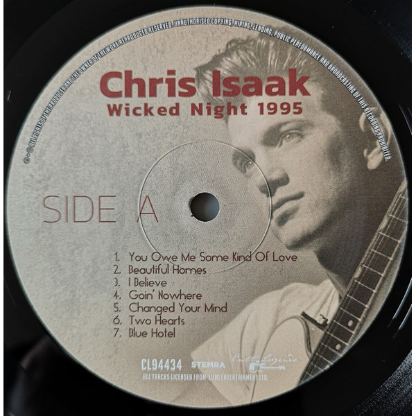 Виниловая пластинка Chris Isaak – Wicked Night 1995 (Live Radio Broadcast) LP - рис.2