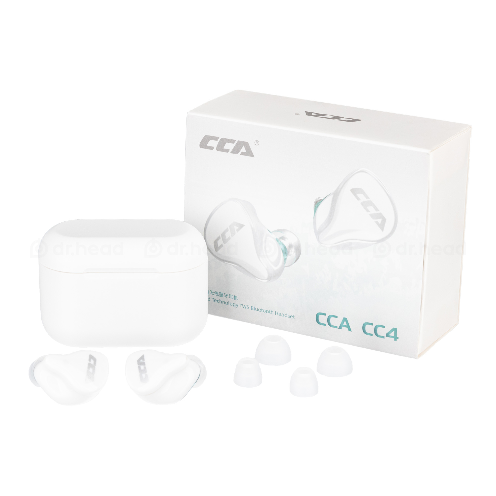 Беспроводные наушники CCA CC4 White - фото 6