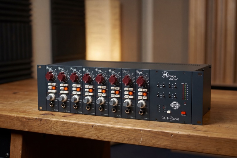 Heritage Audio OST-8 ADAT Black: универсальный хаб для 500-серийных модулей