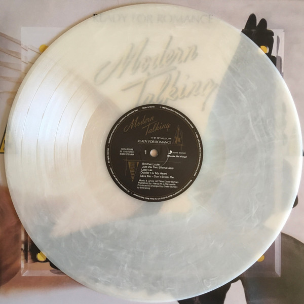 Виниловая пластинка Modern Talking – Ready For Romance - The 3rd Album - Coloured White LP - рис.1