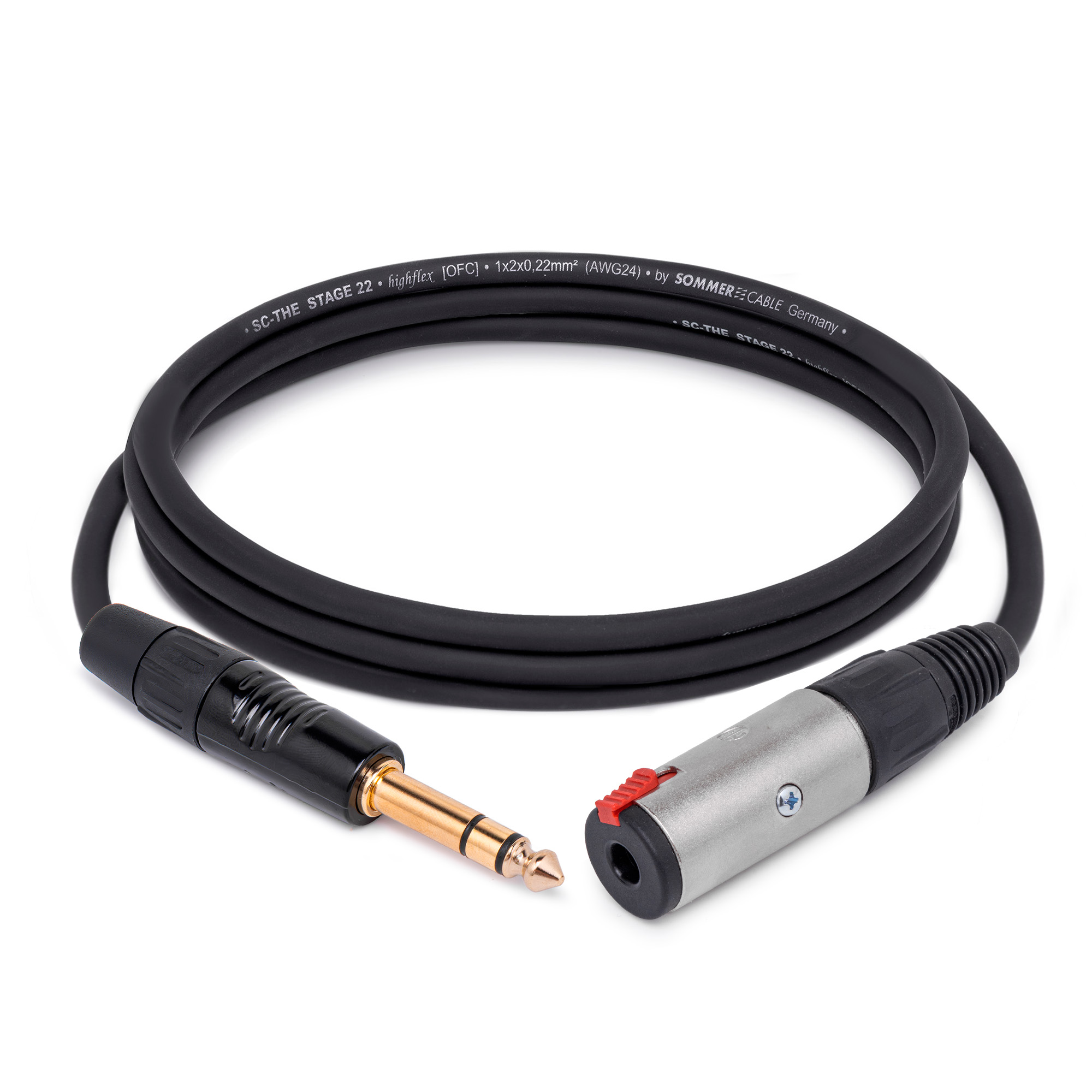 Кабель HeadMade Pro 6.3mm Male - 6.3mm Female 1.5m