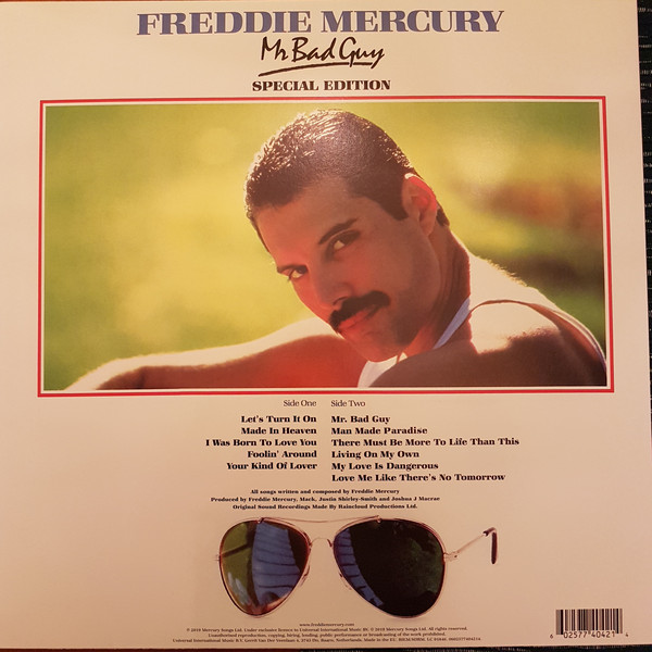Виниловая пластинка Mercury, Freddie Mr Bad Guy LP - рис.1