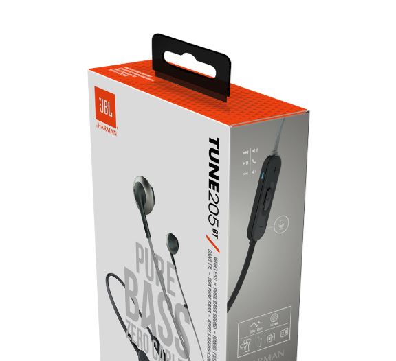 Беспроводные наушники JBL T205 BT Silver - рис.4