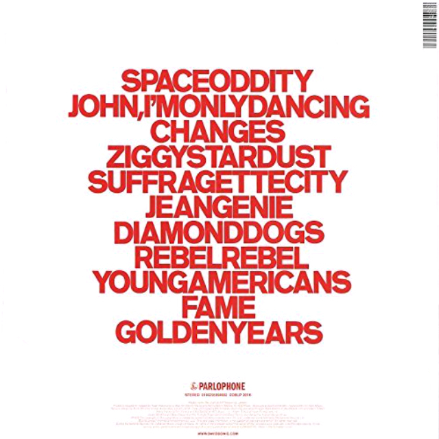 Виниловая пластинка David Bowie - ChangesOneBowie - 40th anniversary LP - рис.1