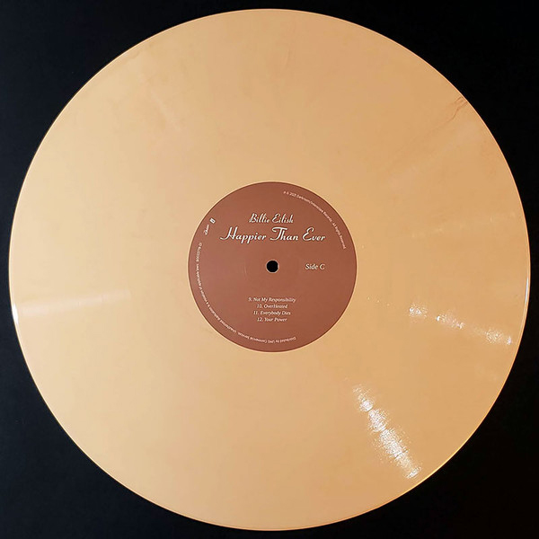 Виниловая пластинка Billie Eilish - Happier Than Ever (Golden Yellow) LP - рис.12