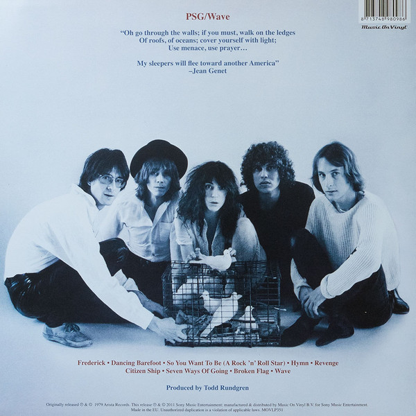 Виниловая пластинка PATTI SMITH WAVE - рис.1
