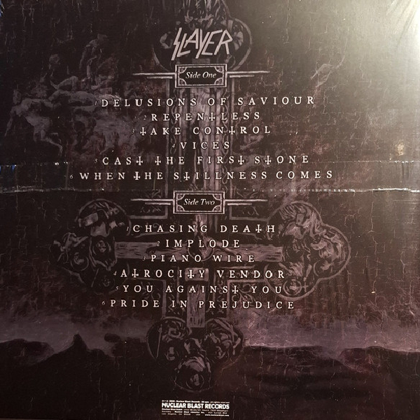 Виниловая пластинка Slayer – Repentless (coloured) LP - рис.2