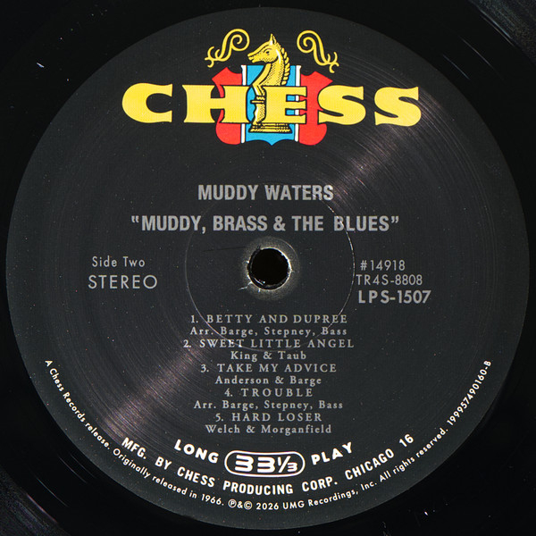 Виниловая пластинка Muddy Waters - Muddy, Brass & The Blues (Acoustic sounds) LP - рис.7