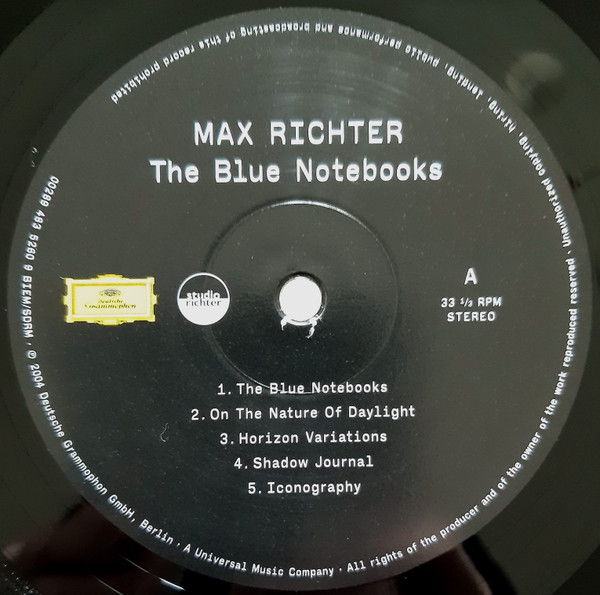 Виниловая пластинка Max Richter - The Blue Notebooks - 2LP - рис.1