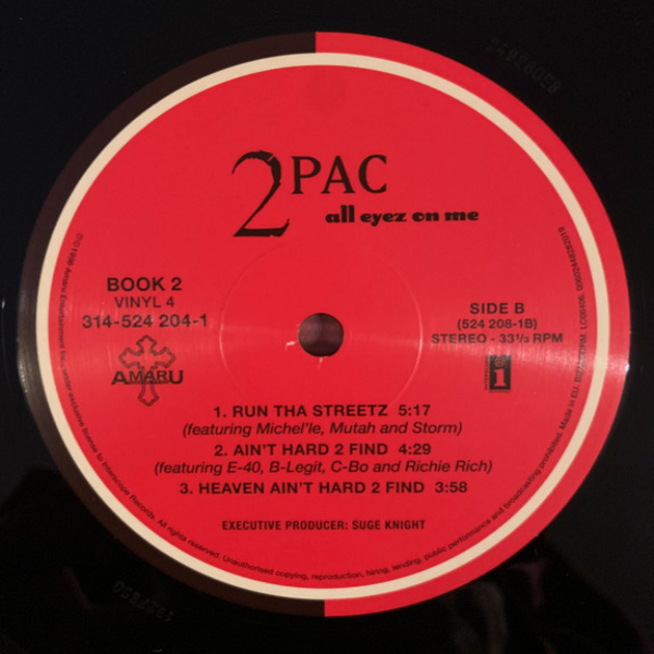 Виниловая пластинка 2Pac - All Eyez On Me - 4LP - рис.10