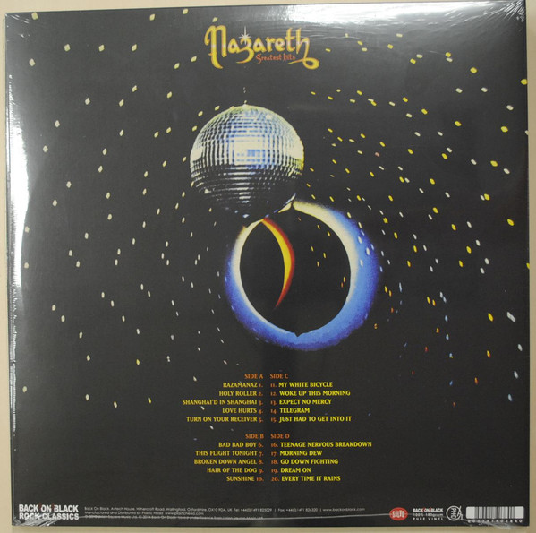 Виниловая пластинка Nazareth - Greatest Hits - рис.2
