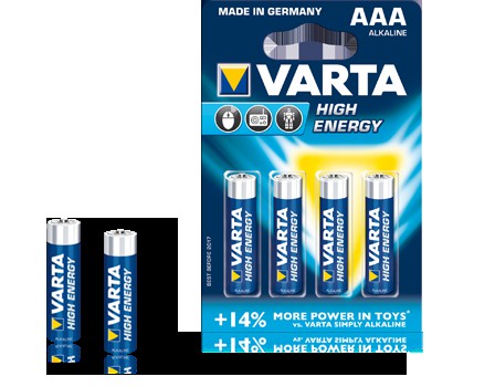 Батарея Varta VARTA Higt Energy LR03/286 BL4 - рис.0