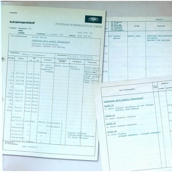 Виниловая пластинка Gustav Mahler – Symphonie Nr. 6 A-moll LP - рис.2